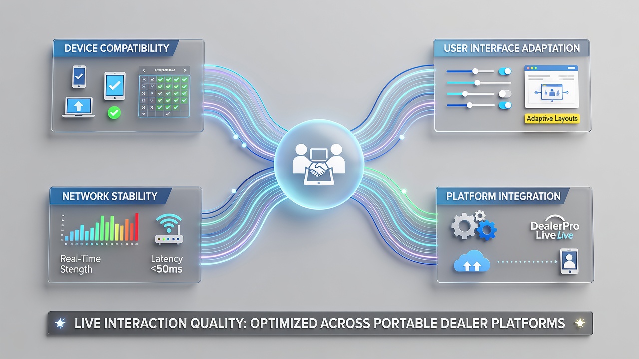 Close-up of a tablet screen showing a live dealer table with overlaid chat interface and touch controls during an active game round
