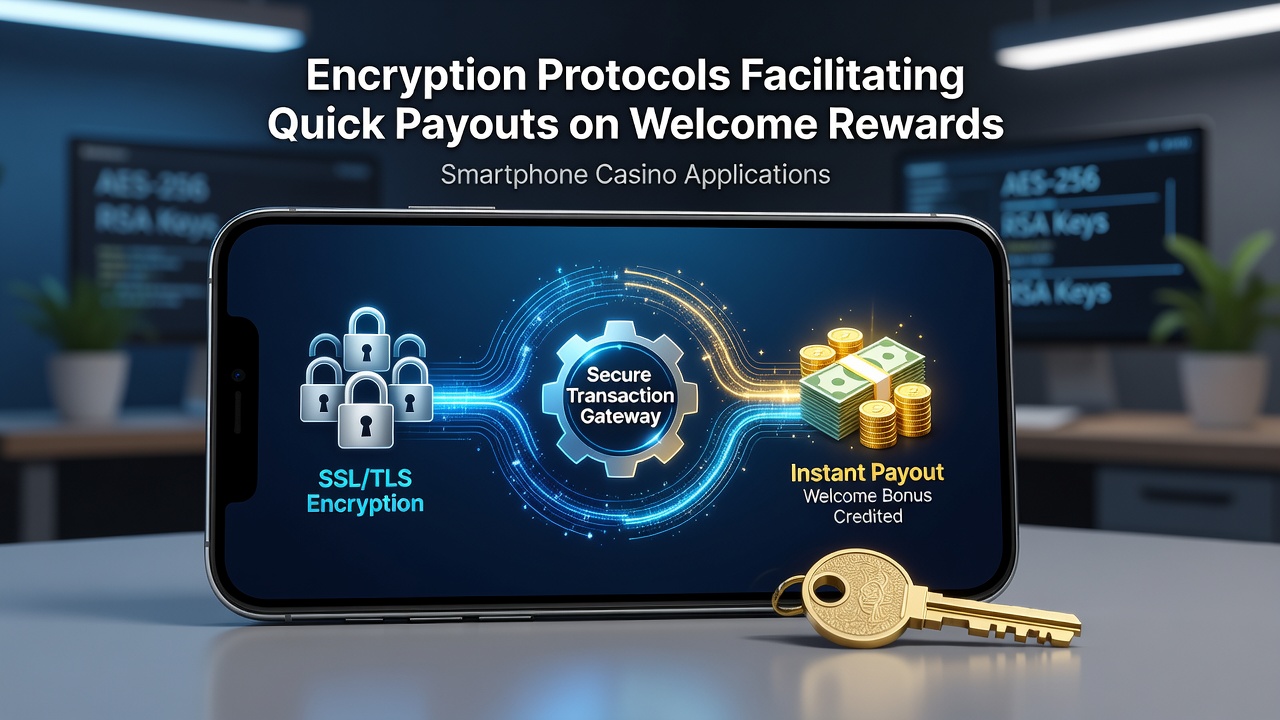 Close-up of encrypted data flow diagram overlaid on smartphone casino payout screen