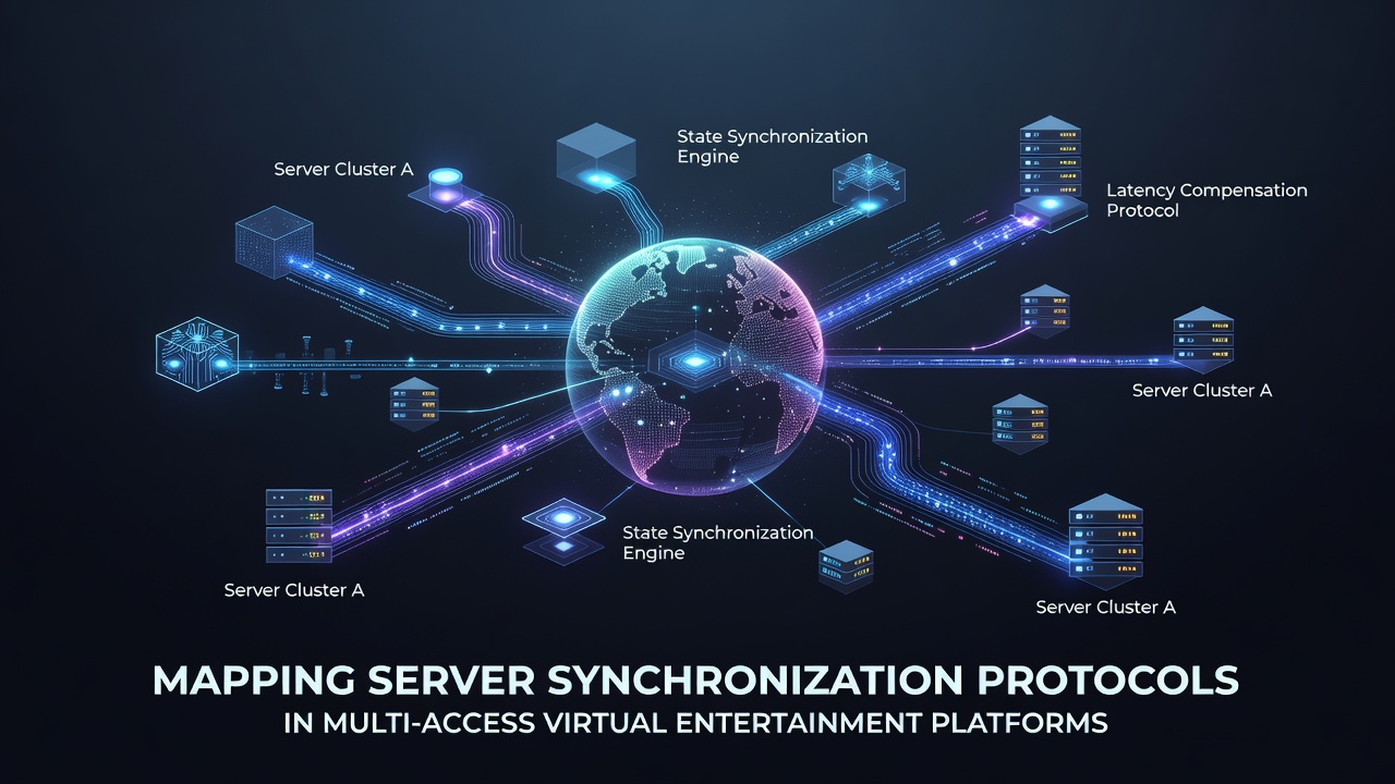 Flowchart showing data packet routing and state reconciliation in multi-access virtual environments