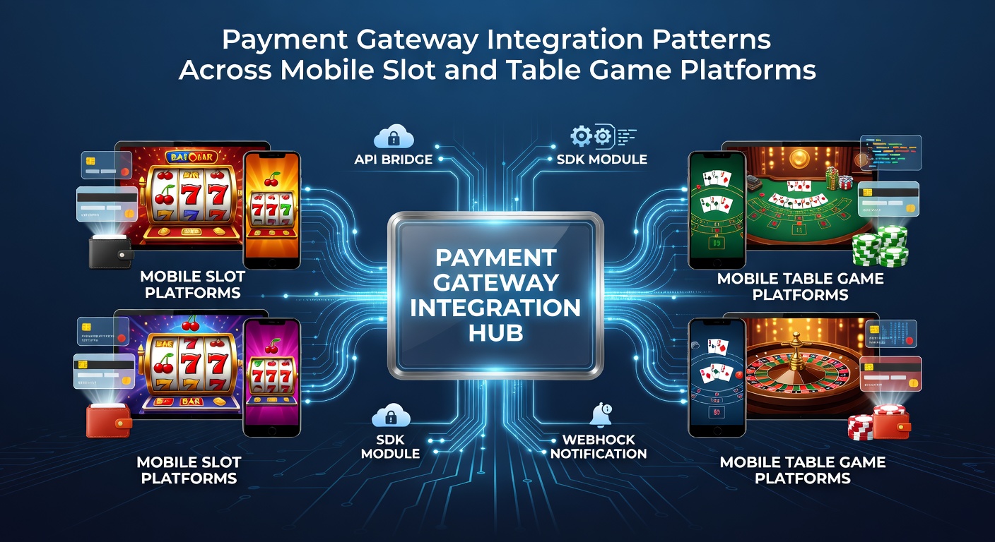 Mobile device displaying payment gateway options for online slot and table games