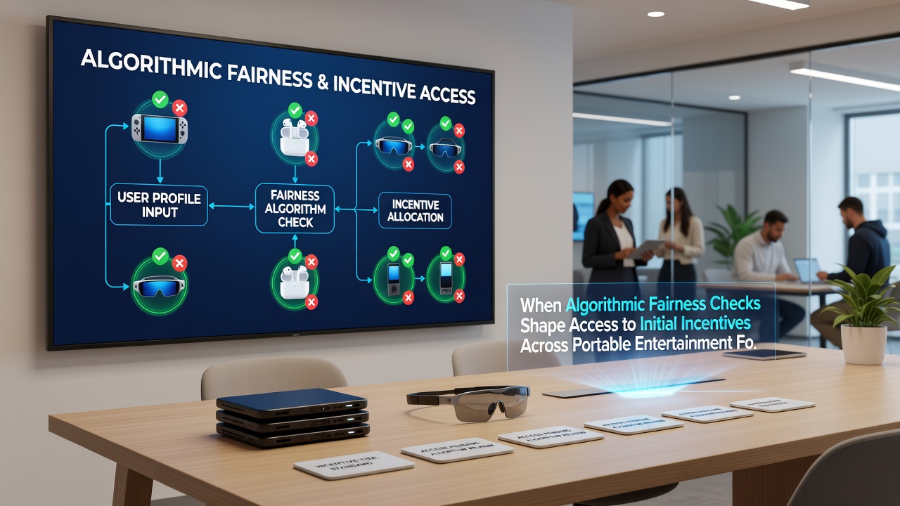 Mobile device interfaces displaying varied incentive offers shaped by algorithmic fairness protocols